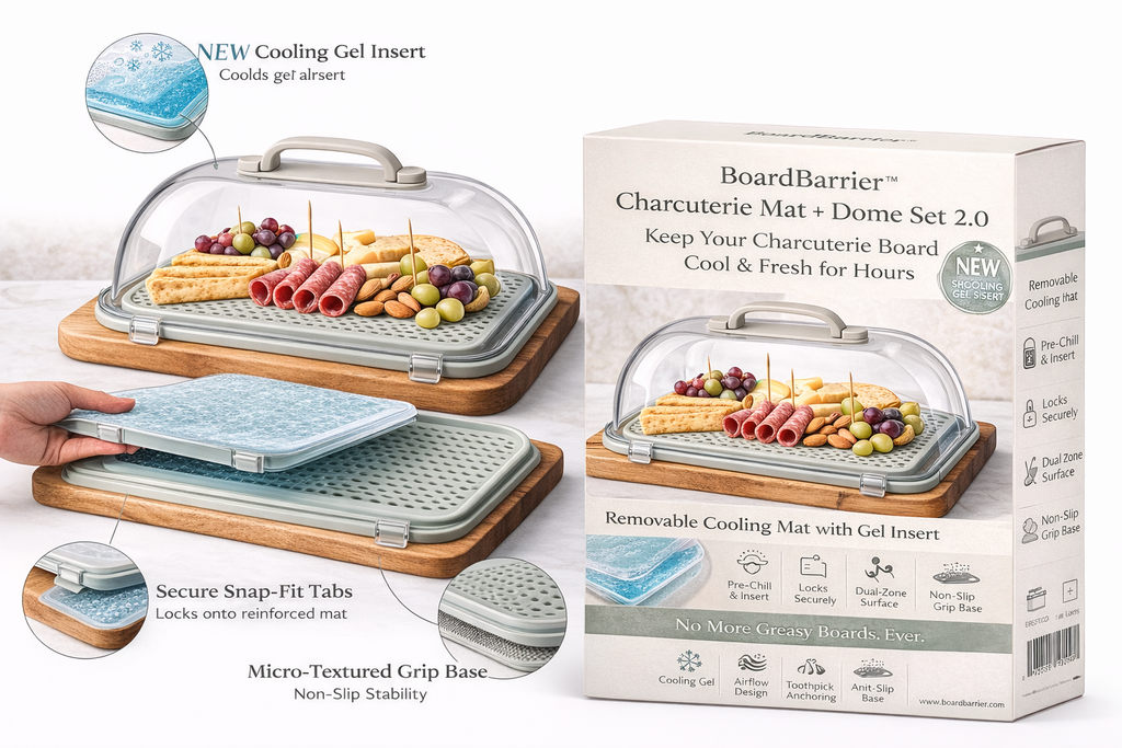 Board Bestie™ Cooling Charcuterie Mat System